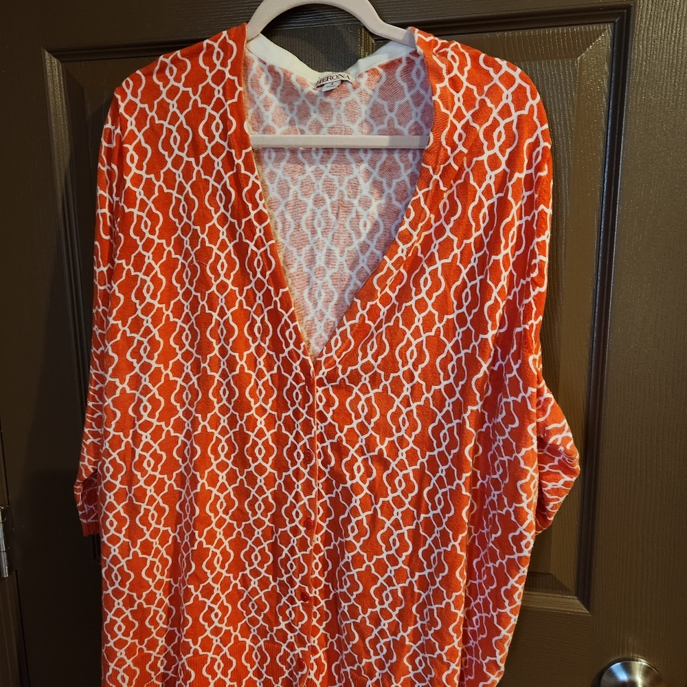 Merona Women's Lite Cardigan SweaterSoft Cotton Blend, Button Up, V-Neck 3x